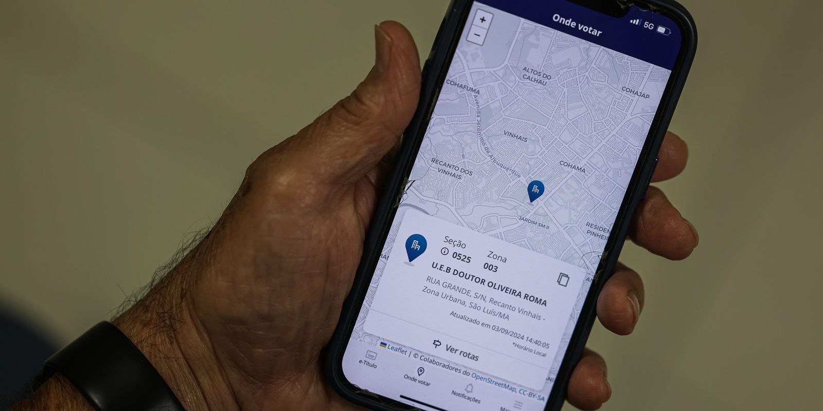 Eleitor que pediu voto em trânsito pode consultar local no e-Título