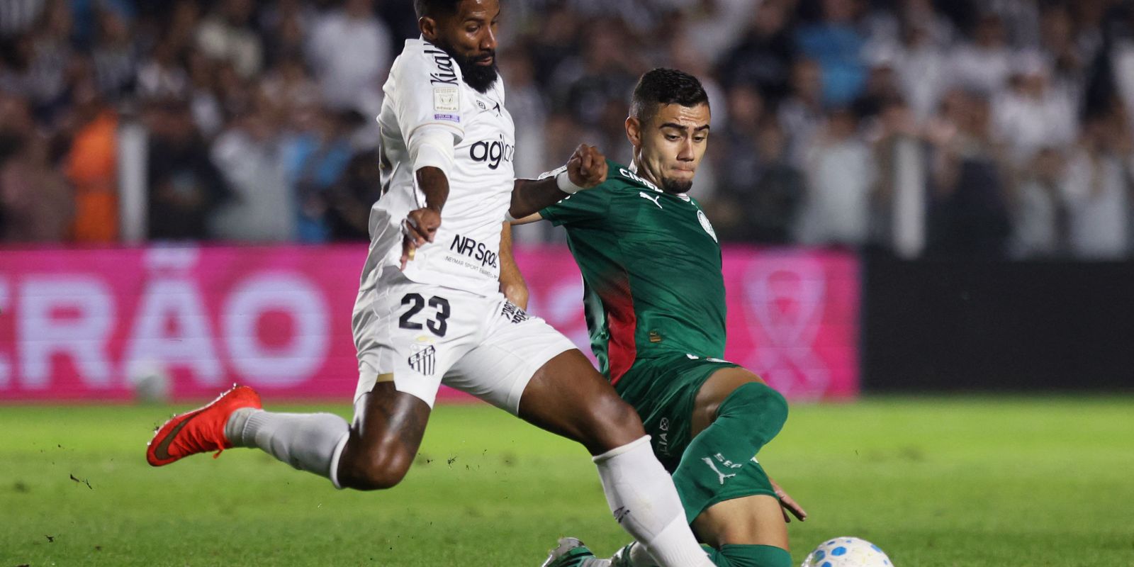 Brasileirão: Palmeiras fica no zero com o Santos e Flamengo agradece